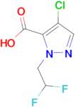 4-chloro-1-(2,2-difluoroethyl)-1H-pyrazole-5-carboxylic acid