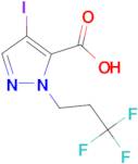 4-iodo-1-(3,3,3-trifluoropropyl)-1H-pyrazole-5-carboxylic acid