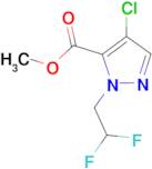 methyl 4-chloro-1-(2,2-difluoroethyl)-1H-pyrazole-5-carboxylate