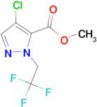 methyl 4-chloro-1-(2,2,2-trifluoroethyl)-1H-pyrazole-5-carboxylate