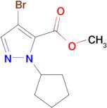 methyl 4-bromo-1-cyclopentyl-1H-pyrazole-5-carboxylate