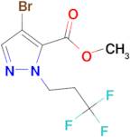 methyl 4-bromo-1-(3,3,3-trifluoropropyl)-1H-pyrazole-5-carboxylate