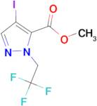 methyl 4-iodo-1-(2,2,2-trifluoroethyl)-1H-pyrazole-5-carboxylate