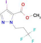 methyl 4-iodo-1-(3,3,3-trifluoropropyl)-1H-pyrazole-5-carboxylate