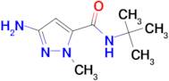 3-amino-N-(tert-butyl)-1-methyl-1H-pyrazole-5-carboxamide