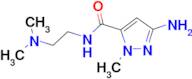 3-amino-N-[2-(dimethylamino)ethyl]-1-methyl-1H-pyrazole-5-carboxamide