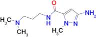 3-amino-N-[3-(dimethylamino)propyl]-1-methyl-1H-pyrazole-5-carboxamide