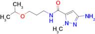 3-amino-N-(3-isopropoxypropyl)-1-methyl-1H-pyrazole-5-carboxamide