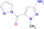 1-methyl-5-(1H-pyrazol-1-ylcarbonyl)-1H-pyrazol-3-amine