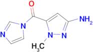 5-(1H-imidazol-1-ylcarbonyl)-1-methyl-1H-pyrazol-3-amine