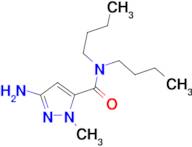 3-amino-N,N-dibutyl-1-methyl-1H-pyrazole-5-carboxamide