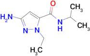 3-amino-1-ethyl-N-isopropyl-1H-pyrazole-5-carboxamide