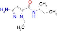 3-amino-N-(sec-butyl)-1-ethyl-1H-pyrazole-5-carboxamide