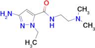 3-amino-N-[2-(dimethylamino)ethyl]-1-ethyl-1H-pyrazole-5-carboxamide