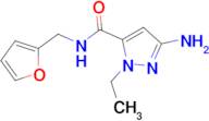 3-amino-1-ethyl-N-(2-furylmethyl)-1H-pyrazole-5-carboxamide