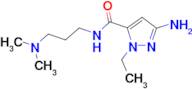 3-amino-N-[3-(dimethylamino)propyl]-1-ethyl-1H-pyrazole-5-carboxamide