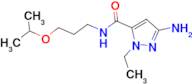 3-amino-1-ethyl-N-(3-isopropoxypropyl)-1H-pyrazole-5-carboxamide