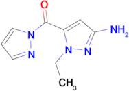 1-ethyl-5-(1H-pyrazol-1-ylcarbonyl)-1H-pyrazol-3-amine