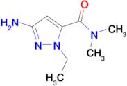 3-amino-1-ethyl-N,N-dimethyl-1H-pyrazole-5-carboxamide