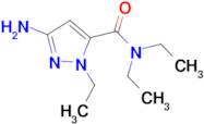 3-amino-N,N,1-triethyl-1H-pyrazole-5-carboxamide