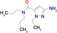 3-amino-1-ethyl-N,N-dipropyl-1H-pyrazole-5-carboxamide