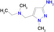 5-{[ethyl(methyl)amino]methyl}-1-methyl-1H-pyrazol-3-amine