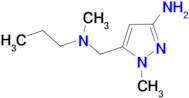 1-methyl-5-{[methyl(propyl)amino]methyl}-1H-pyrazol-3-amine