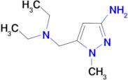 5-[(diethylamino)methyl]-1-methyl-1H-pyrazol-3-amine