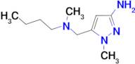 5-{[butyl(methyl)amino]methyl}-1-methyl-1H-pyrazol-3-amine