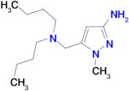 5-[(dibutylamino)methyl]-1-methyl-1H-pyrazol-3-amine