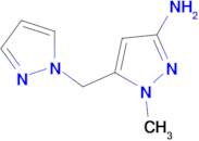 1-methyl-5-(1H-pyrazol-1-ylmethyl)-1H-pyrazol-3-amine