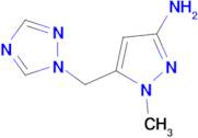 1-methyl-5-(1H-1,2,4-triazol-1-ylmethyl)-1H-pyrazol-3-amine