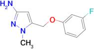 5-[(3-fluorophenoxy)methyl]-1-methyl-1H-pyrazol-3-amine