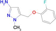 5-[(2-fluorophenoxy)methyl]-1-methyl-1H-pyrazol-3-amine