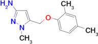 5-[(2,4-dimethylphenoxy)methyl]-1-methyl-1H-pyrazol-3-amine