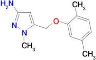 5-[(2,5-dimethylphenoxy)methyl]-1-methyl-1H-pyrazol-3-amine