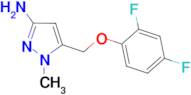 5-[(2,4-difluorophenoxy)methyl]-1-methyl-1H-pyrazol-3-amine