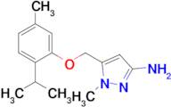 5-[(2-isopropyl-5-methylphenoxy)methyl]-1-methyl-1H-pyrazol-3-amine