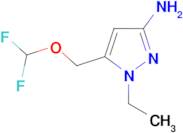 5-[(difluoromethoxy)methyl]-1-ethyl-1H-pyrazol-3-amine