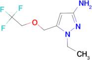 1-ethyl-5-[(2,2,2-trifluoroethoxy)methyl]-1H-pyrazol-3-amine