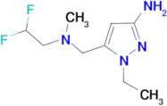 5-{[(2,2-difluoroethyl)(methyl)amino]methyl}-1-ethyl-1H-pyrazol-3-amine