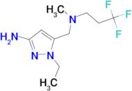 1-ethyl-5-{[methyl(3,3,3-trifluoropropyl)amino]methyl}-1H-pyrazol-3-amine