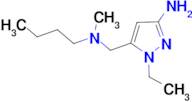 5-{[butyl(methyl)amino]methyl}-1-ethyl-1H-pyrazol-3-amine