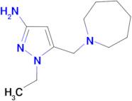 5-(azepan-1-ylmethyl)-1-ethyl-1H-pyrazol-3-amine