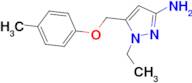 1-ethyl-5-[(4-methylphenoxy)methyl]-1H-pyrazol-3-amine