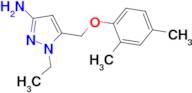 5-[(2,4-dimethylphenoxy)methyl]-1-ethyl-1H-pyrazol-3-amine