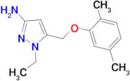 5-[(2,5-dimethylphenoxy)methyl]-1-ethyl-1H-pyrazol-3-amine