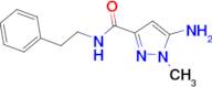 5-amino-1-methyl-N-(2-phenylethyl)-1H-pyrazole-3-carboxamide