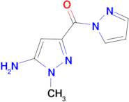 1-methyl-3-(1H-pyrazol-1-ylcarbonyl)-1H-pyrazol-5-amine