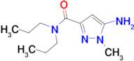 5-amino-1-methyl-N,N-dipropyl-1H-pyrazole-3-carboxamide